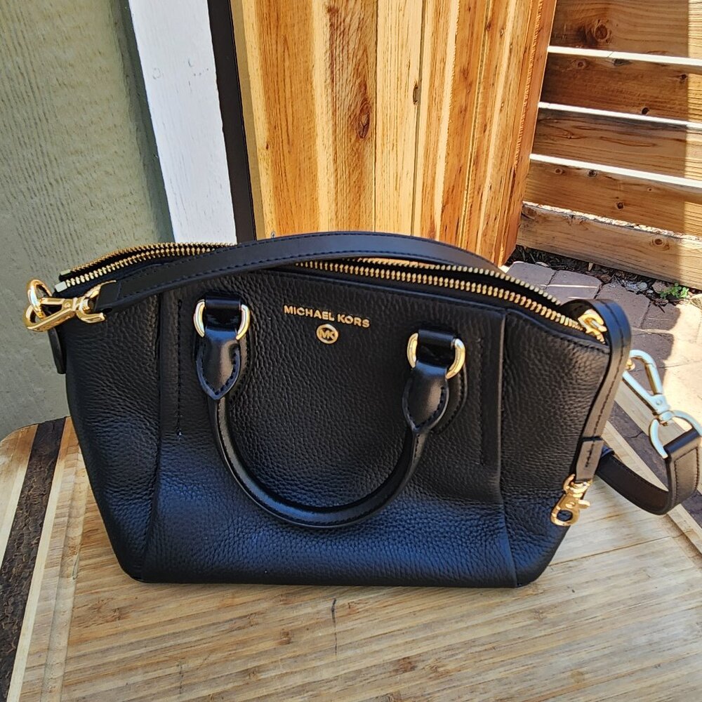 Michael Kors Pebble Leather Satchel
